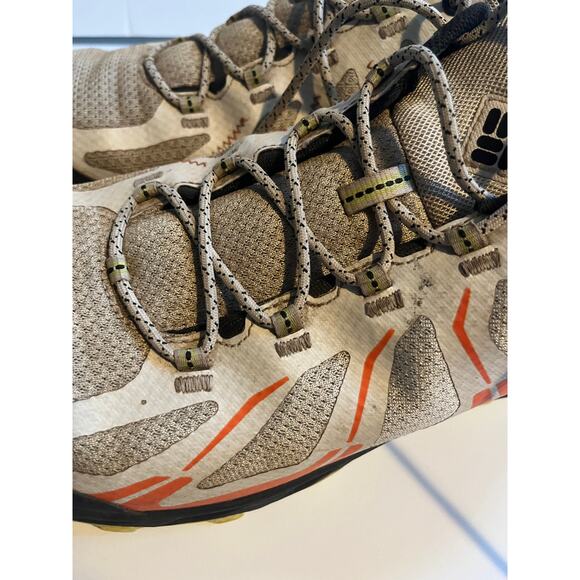 Columbia waterproof trail shoes gray orange size 13 - Picture 5 of 8